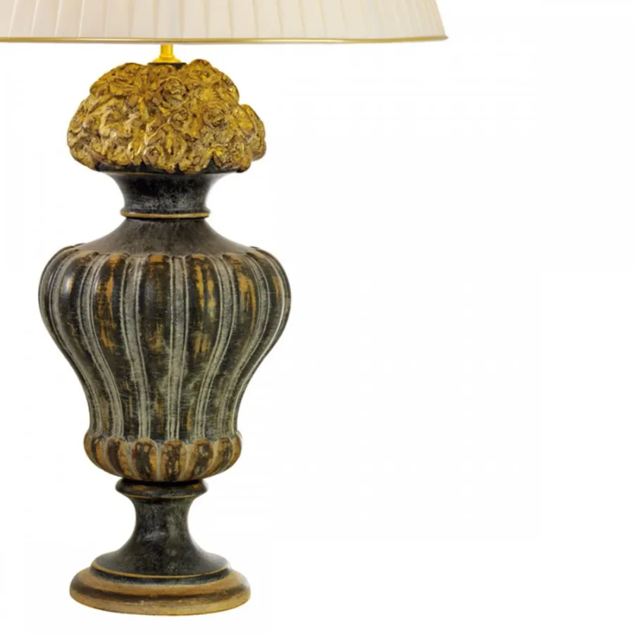 obrazek 2 Genialna ceramiczna lampa stołowa H.55xL.23xP.23 cm