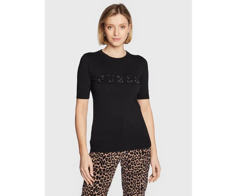 obrazek 1 Guess Sweter W3RR46 Z2NQ2 Czarny Slim Fit