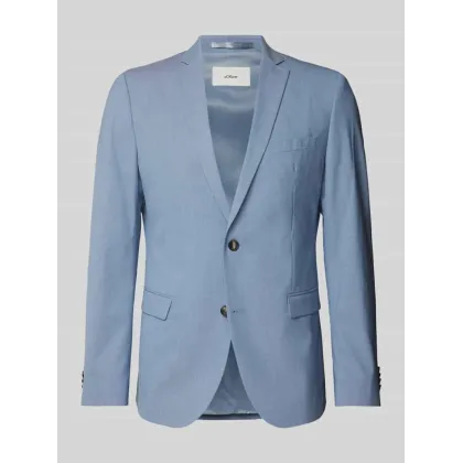 Zdjęcie Marynarka na 2 guziki o kroju slim fit z dodatkiem wiskozy