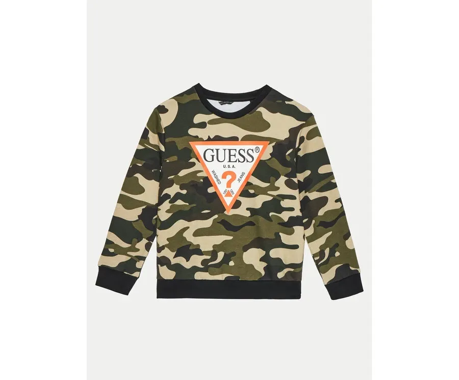 obrazek 1 Guess Bluza L4BQ01 KAD73 Zielony Regular Fit