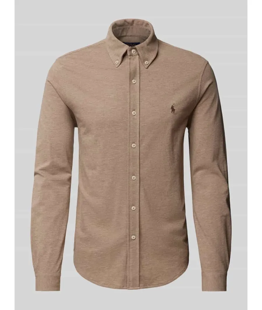 obrazek 1 Koszula casualowa o kroju regular fit z kołnierzykiem typu button down