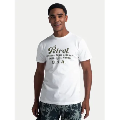 Zdjęcie Petrol Industries T-Shirt M-1040-TSR600 Biały Regular Fit