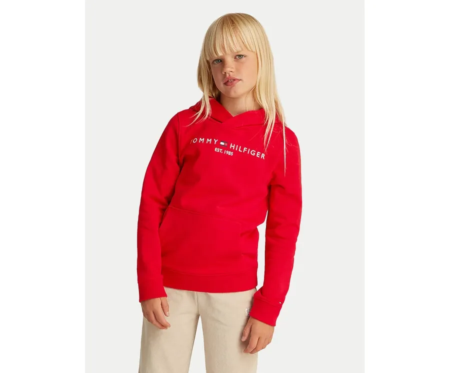 obrazek 1 Tommy Hilfiger Bluza Essential KS0KS00205 S Czerwony Regular Fit