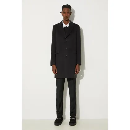 Zdjęcie Paul Smith płaszcz wełniany kolor granatowy przejściowy M1R-222P-J00110