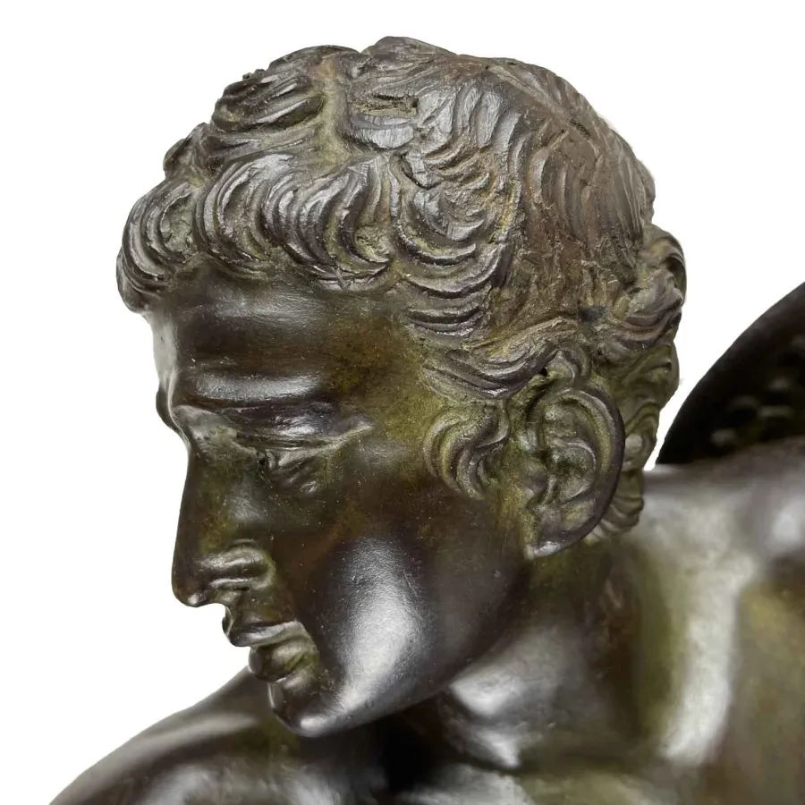 obrazek 3 Brązowa statua gladiatora wykonana przez mistrza z XIX wieku