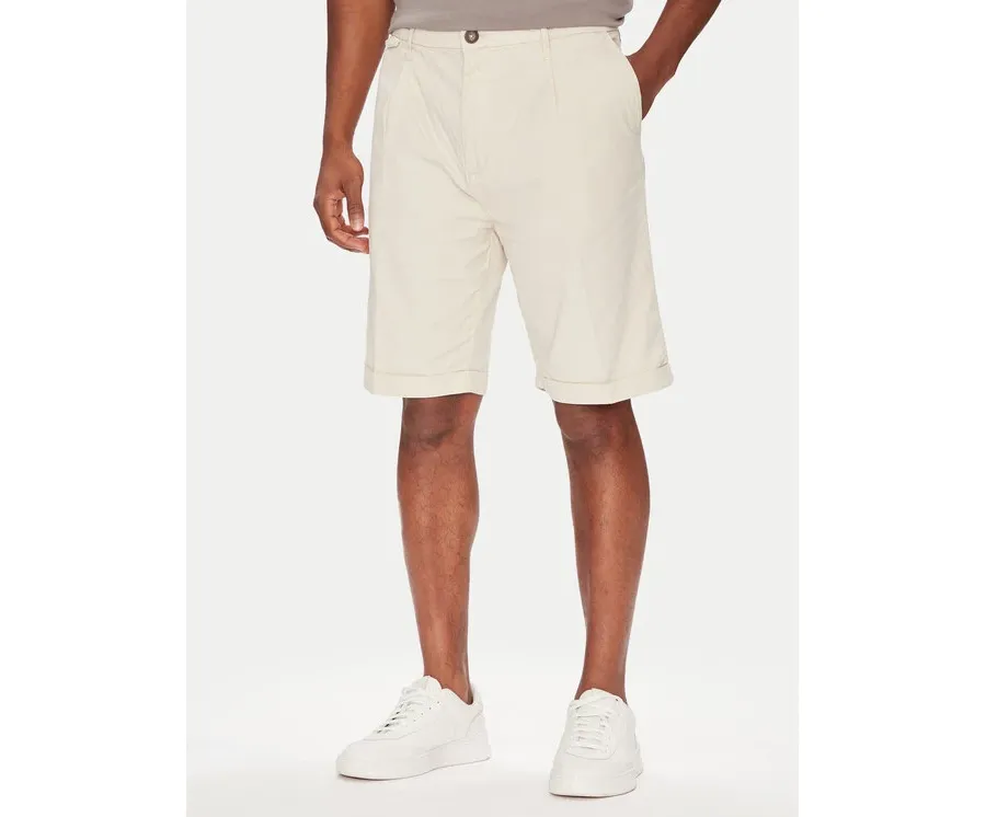 obrazek 1 Guess Szorty materiałowe M5GD26 WH4GA Beżowy Regular Fit