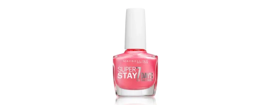 obrazek 1 Maybelline Super Stay 7 Days Lakier do paznokci 10 ml Nr. 1 - Rose Tornado