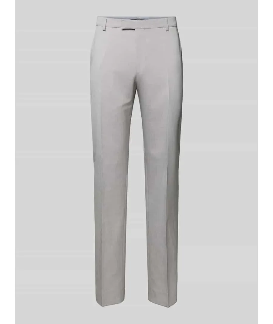 obrazek 1 Spodnie do garnituru o kroju slim fit w kant model ‘Blayr’