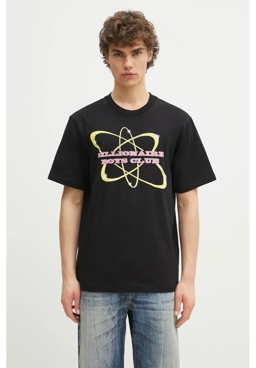 obrazek 1 Billionaire Boys Club t-shirt Infinity Logo T-Shirt męski kolor czarny z nadrukiem B25160