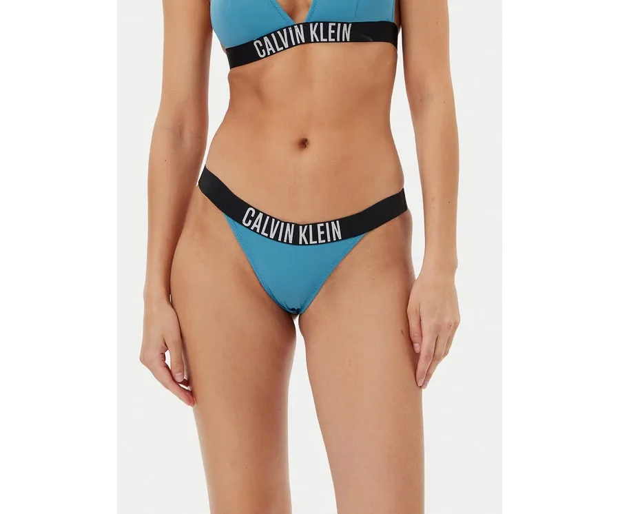 obrazek 1 Calvin Klein Swimwear Dół od bikini KW0KW02857 Niebieski