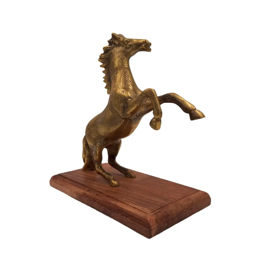 picture 3 Horse - Decorative figure on a wooden base