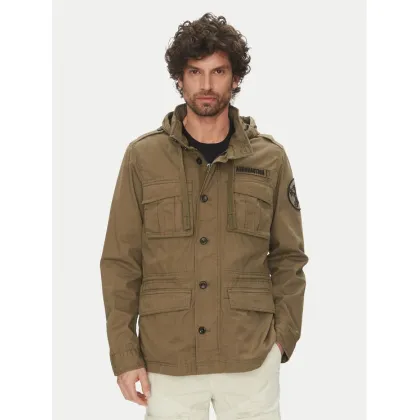 Zdjęcie Aeronautica Militare Kurtka przejściowa 251AB2212CT3501 Khaki Regular Fit