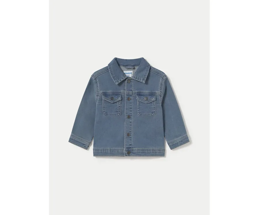 obrazek 1 Mayoral Kurtka jeansowa 1471 Niebieski Regular Fit