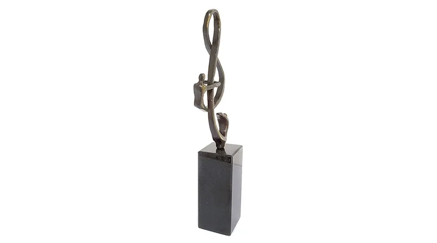 obrazek 2 Wyjątkowa statuetka wykonana z brązu