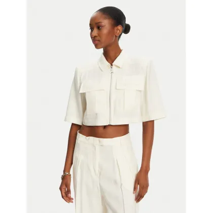 Zdjęcie Patrizia Pepe Koszula 2C1590 A573 W146 Écru Regular Fit