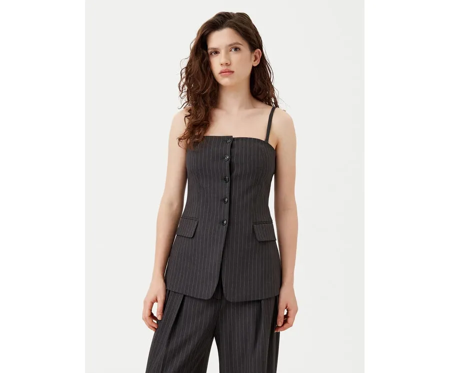 obrazek 1 HUGO Kamizelka Asiane 50530460 Szary Regular Fit