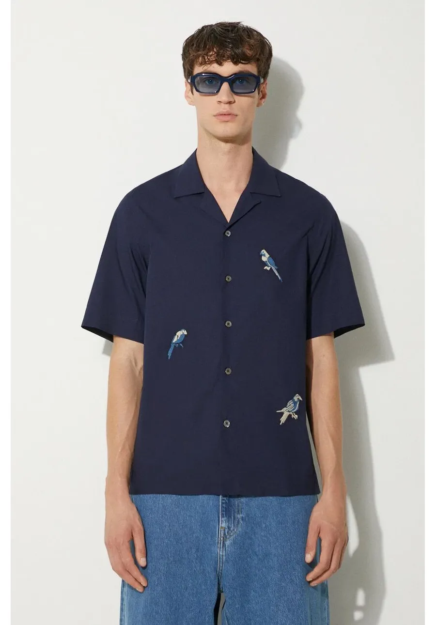 obrazek 1 Paul Smith koszula bawełniana męska kolor granatowy regular M1R-905UE-N01592