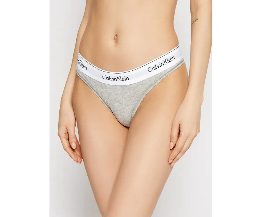 obrazek 1 Calvin Klein Underwear Stringi 0000F3786E Szary
