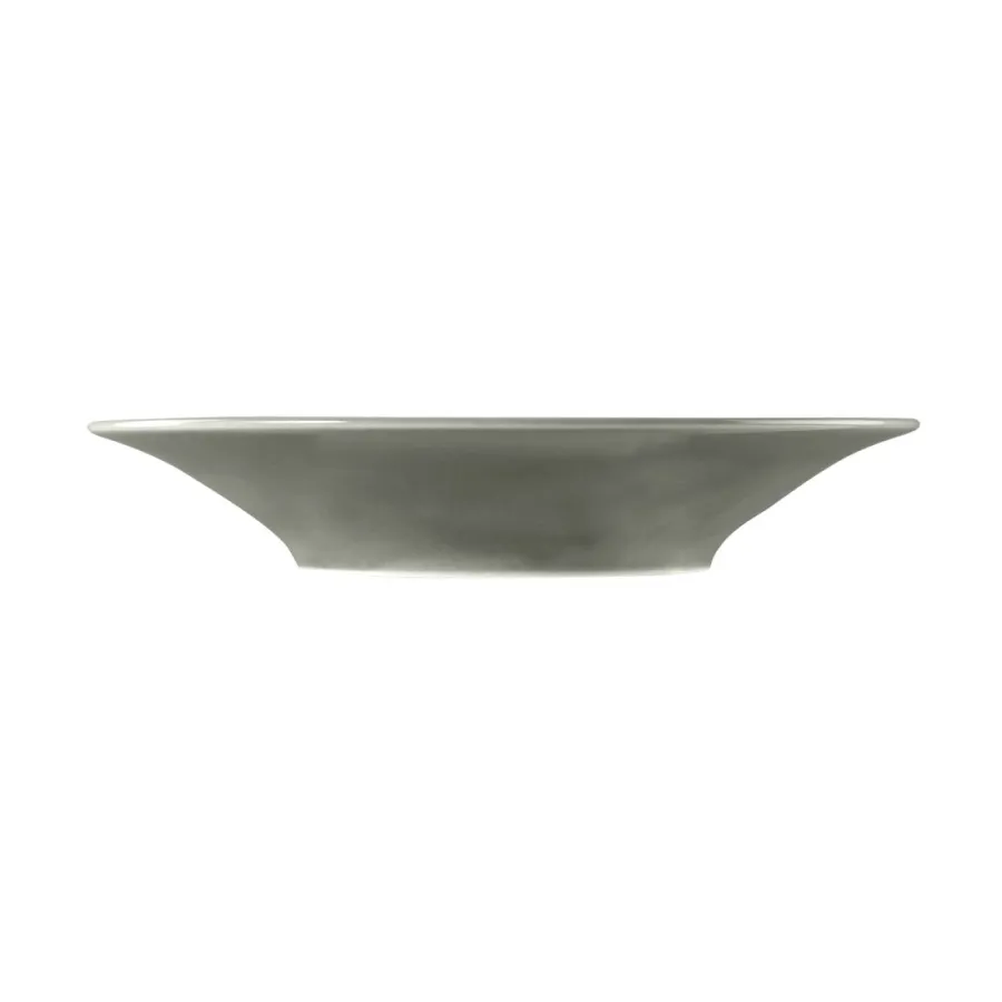 obrazek 2 Niemiecka porcelana – 22,5 cm talerz do zupy w kolorze szaro perłowym - Seltmann Weiden