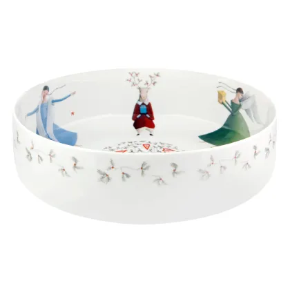 Picture Salad bowl with a depiction of angels - Vista Alegre
