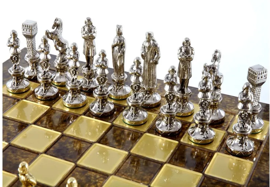 obrazek 5 Unikatowy zestaw figur z szachownicą do gry w szachy S9