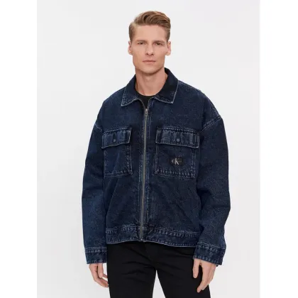 Zdjęcie Calvin Klein Jeans Kurtka jeansowa J30J324575 Granatowy Boxy Fit