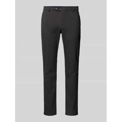 Zdjęcie Spodnie materiałowe o kroju modern fit z wpuszczanymi kieszeniami w stylu francuskim