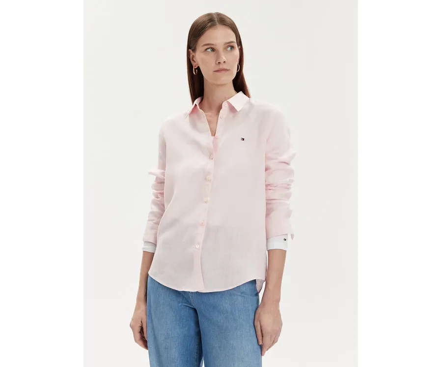 obrazek 1 Tommy Hilfiger Koszula WW0WW42037 Różowy Relaxed Fit
