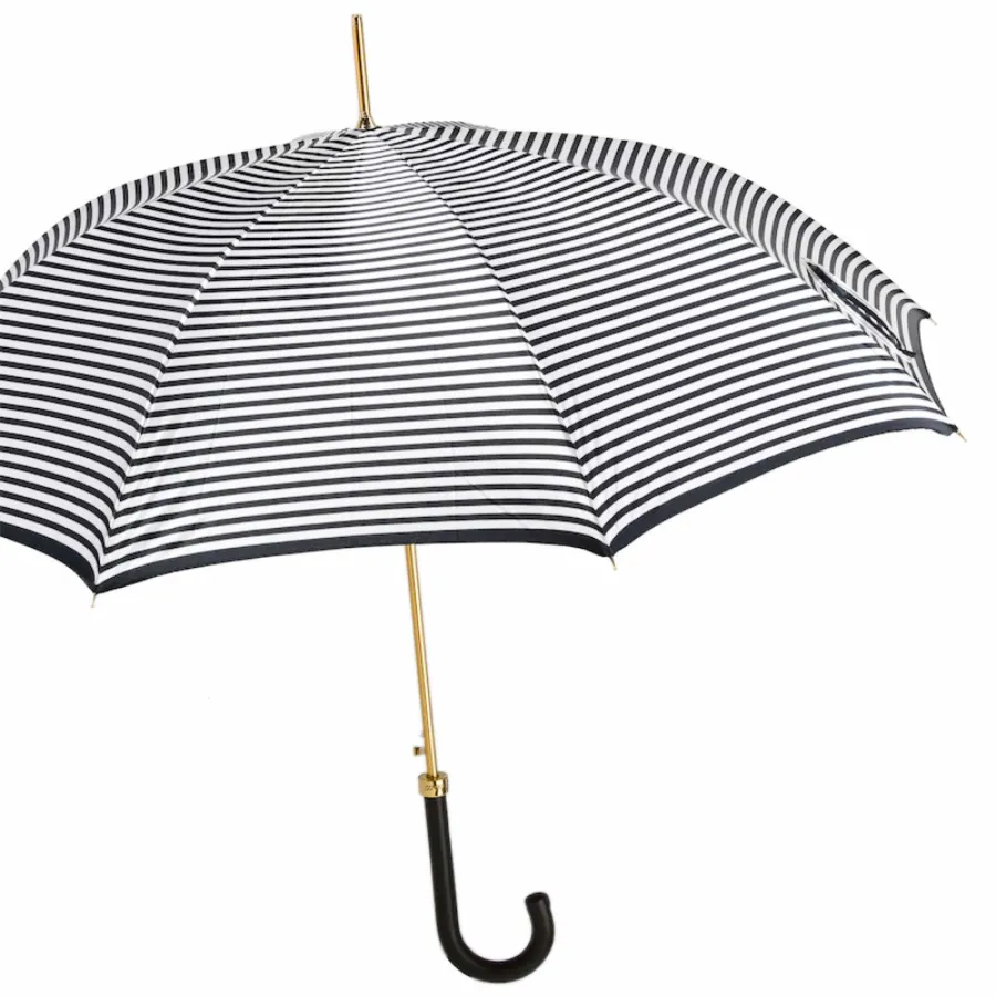obrazek 7 Piękny stylowy parasol damski w drobne paski – Pasotti