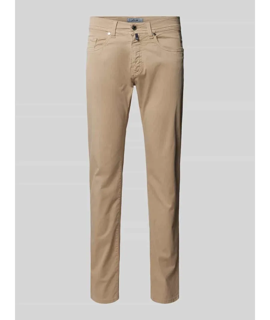 obrazek 1 Chinosy o kroju tapered fit z 5 kieszeniami model ‘Lyon’