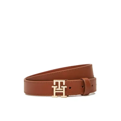 Zdjęcie Tommy Hilfiger Pasek Damski Th Modern 2.5 AW0AW17496 Brązowy