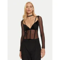 Zdjęcie Patrizia Pepe Body 2M4400/J230-K103 Czarny Regular Fit
