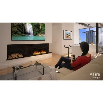 Zdjęcie Kominek elektryczny na parę 50 cm - A fireplace