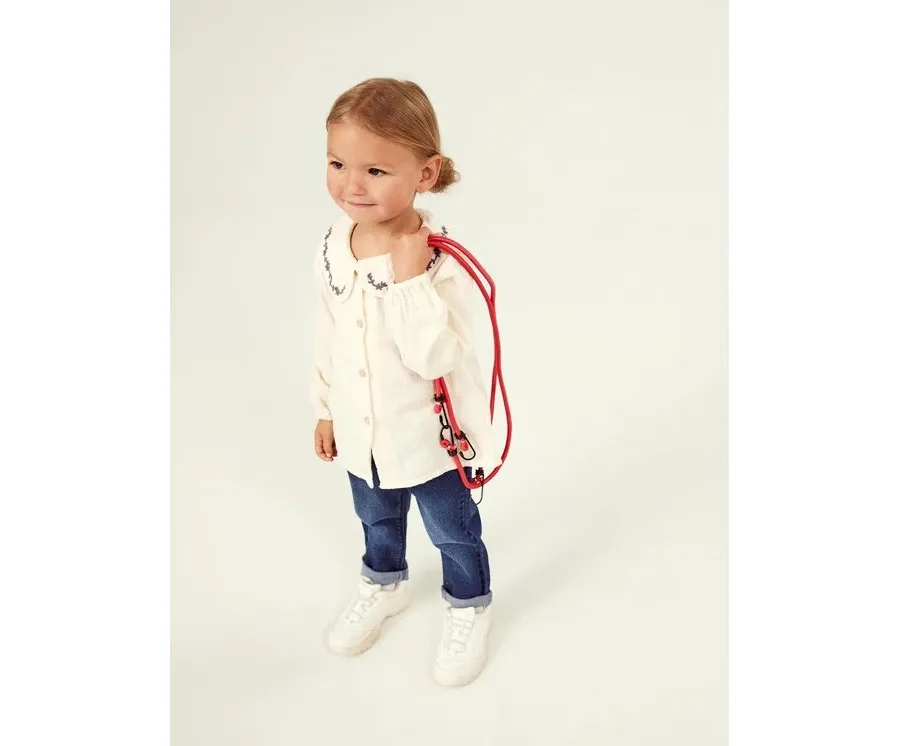 obrazek 1 NAME IT Koszula 13218782 Écru Regular Fit