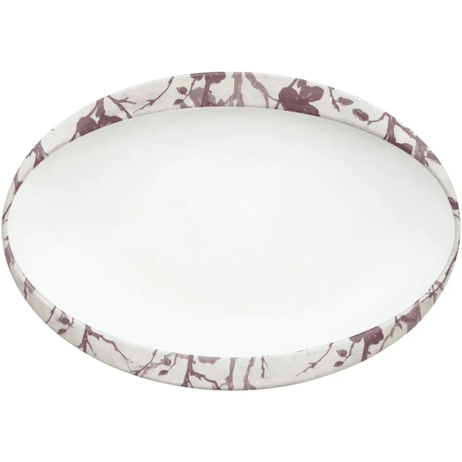 obrazek 1 Duży porcelanowy talerz owalny 40 cm z kolekcji Feelings - Porcel