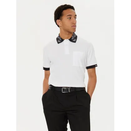 Zdjęcie Versace Jeans Couture Polo 78GAGT04 Biały Regular Fit