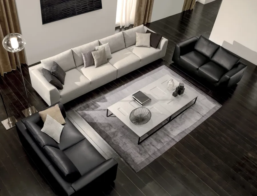 obrazek 3 Nowoczesny stolik kawowy do salonu - cm. 100 x 100 x h 27.5