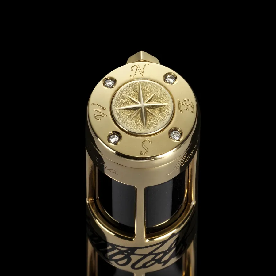 picture 3 Paulo Coelho - Sophisticated Fountain Pen Gold / Diamonds