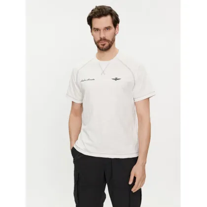 Zdjęcie Aeronautica Militare T-Shirt 241TS2199J628 Biały Regular Fit