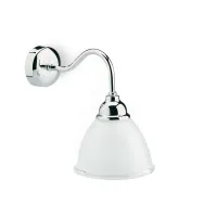 Zdjęcie Stylowa lampa naścienna z wyjątkowym kloszem do łazienki - Stilhaus