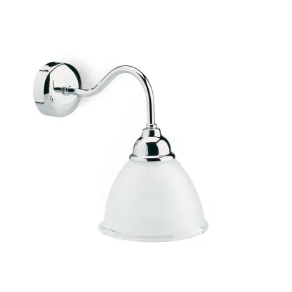 Zdjęcie Stylowa lampa naścienna z wyjątkowym kloszem do łazienki - Stilhaus