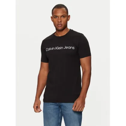 Zdjęcie Calvin Klein Jeans T-Shirt J30J322552 Czarny Slim Fit