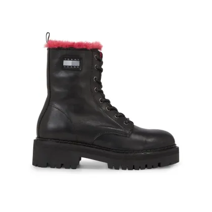 Zdjęcie Tommy Jeans Botki Tjw W Urban Boot Smooth Ltr Wl EN0EN02402 Czarny