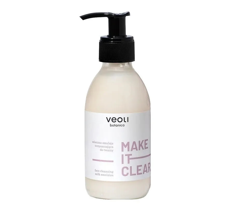 obrazek 1 Veoli Botanica Make It Clear Mleczna emulsja oczyszczająca do twarzy 200 ml