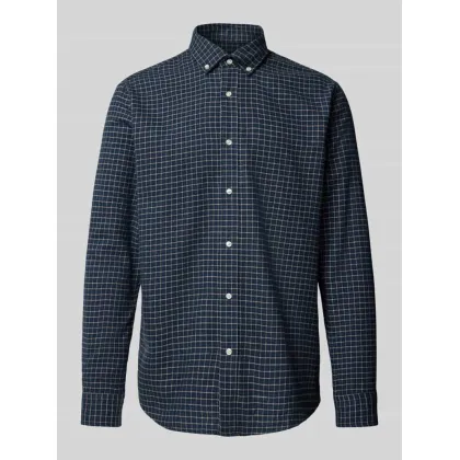 Zdjęcie Koszula casualowa o kroju tailored fit z kołnierzykiem typu button down model ‘LIAN’