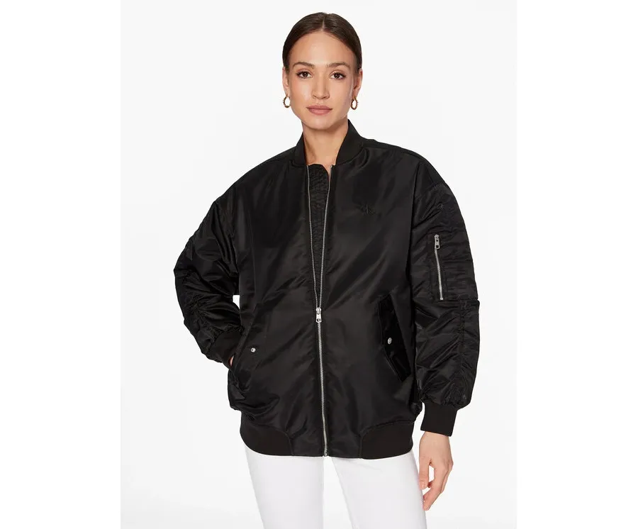 obrazek 1 Calvin Klein Jeans Kurtka bomber J20J221082 Czarny Oversize
