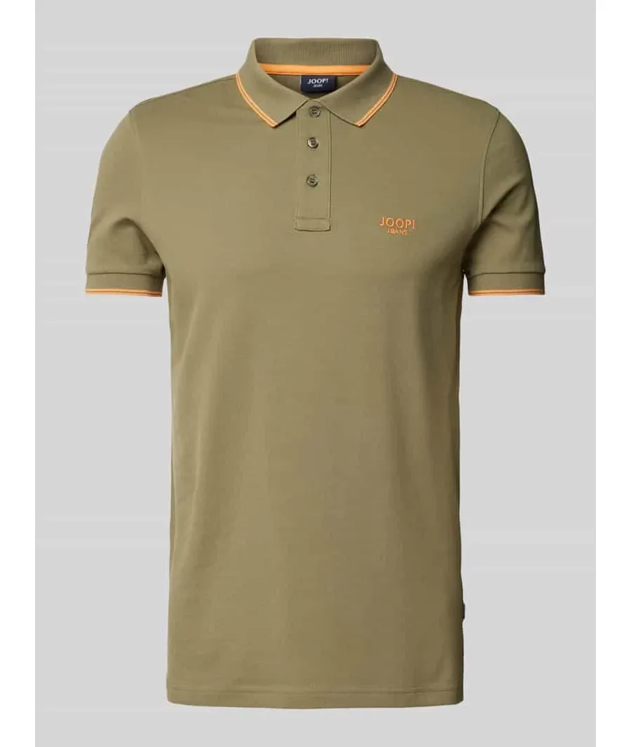 obrazek 1 Koszulka polo o kroju regular fit z listwą guzikową model ‘Agnello’