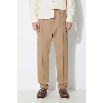 Zdjęcie Needles spodnie W.U. Pant Cavalry Twill męskie kolor zielony dopasowane NS153