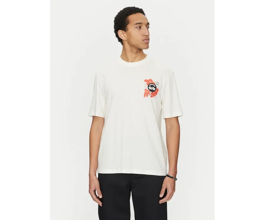 obrazek 1 HUGO T-Shirt Nufloro 50533387 Biały Regular Fit