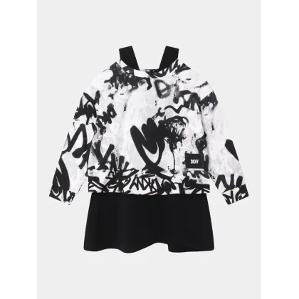 Zdjęcie DKNY Sukienka dzianinowa D32888 D Czarny Regular Fit